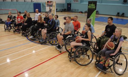 Wheelchair hoops game boosts understanding