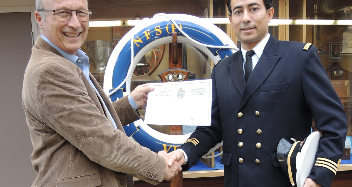 Tunisian naval officer completes Fleet School training