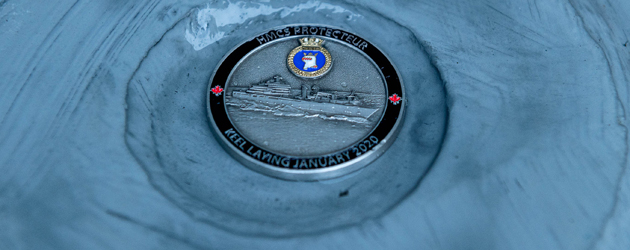 Keel-laying ceremony for future HMCS Protecteur