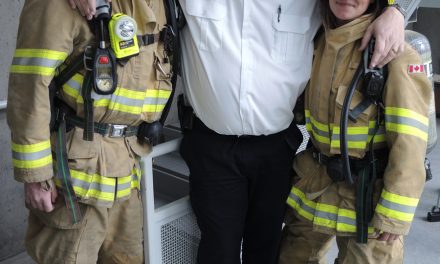 Firefighters step up to fundraising challenge