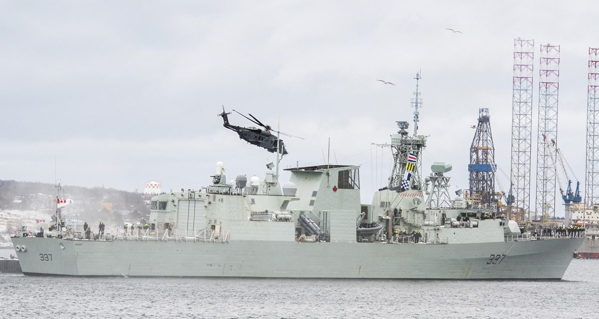 HMCS Fredericton deploys