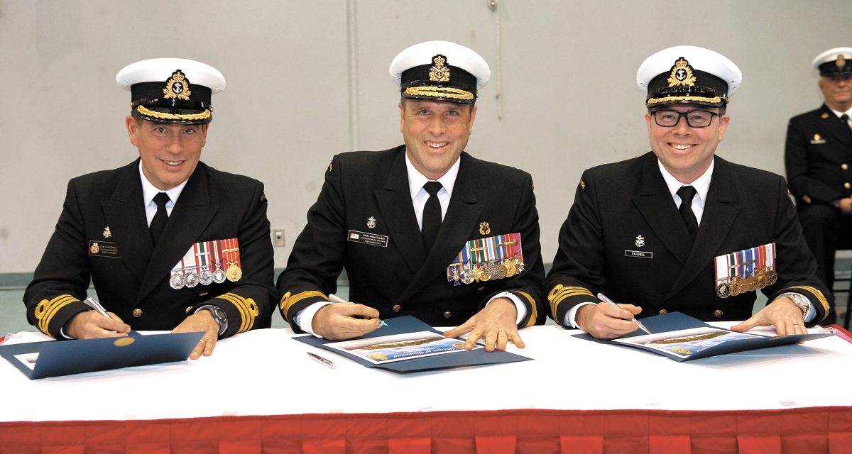 HMCS Ottawa Change of Command