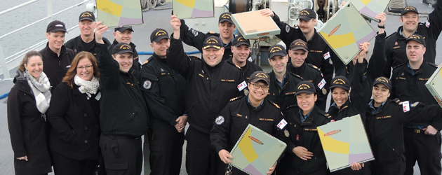 In Photos: Pizza party on board HMCS Nanaimo