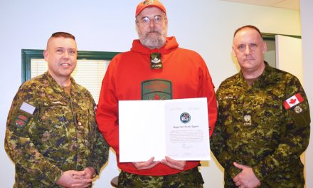 Quesnel Canadian Ranger receives Joint Task Force Pacific Command Commendation