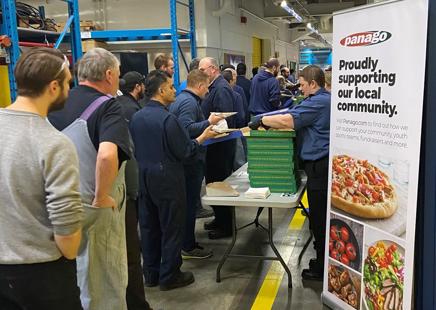 Panago Pizza delivers!