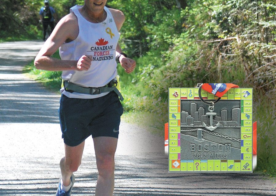 Band member triumphs with virtual marathon time