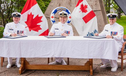Old shipmates reunited as Atlantic base welcomes new Fleet Chief