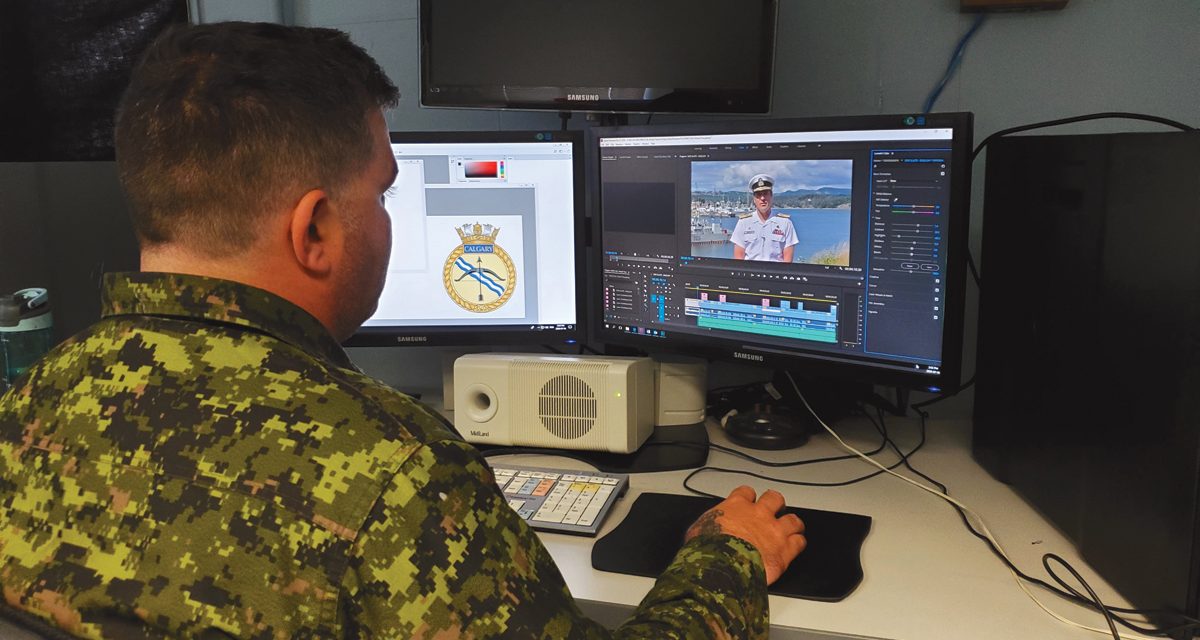 Warship welcome aboard – virtual style