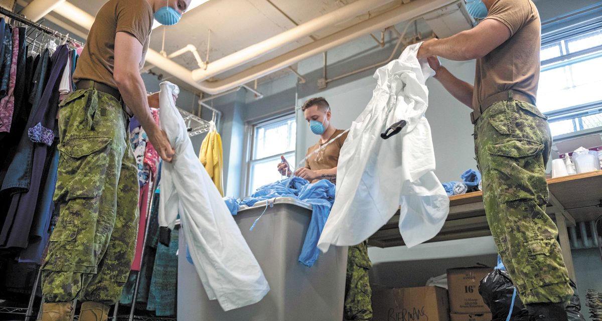 New hazard allowance for CAF members on COVID-19 frontlines