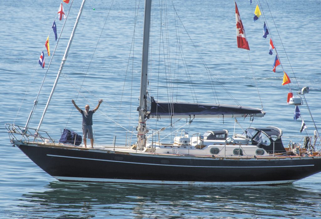 Saxe Point arrival and homecoming July 18