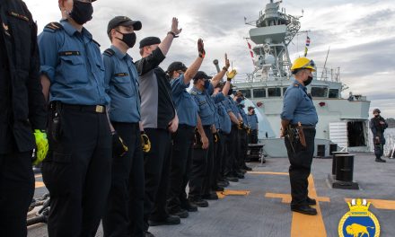 HMCS Winnipeg fundraising while deployed