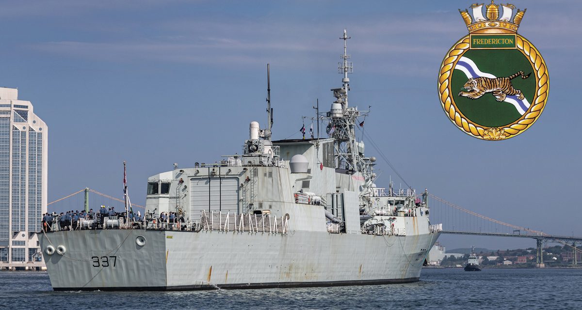 HMCS Fredericton returns to a different world