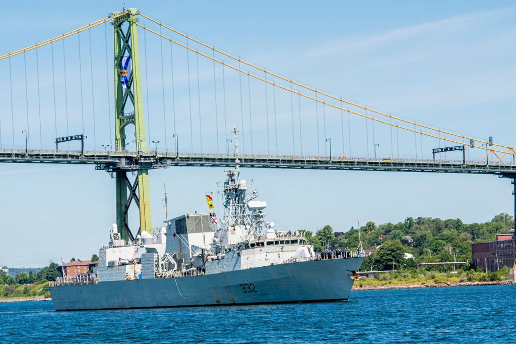 HMCS Ville de Québec and HMCS Glace Bay deployed for Arctic waters on Aug. 4 on Operation Nanook