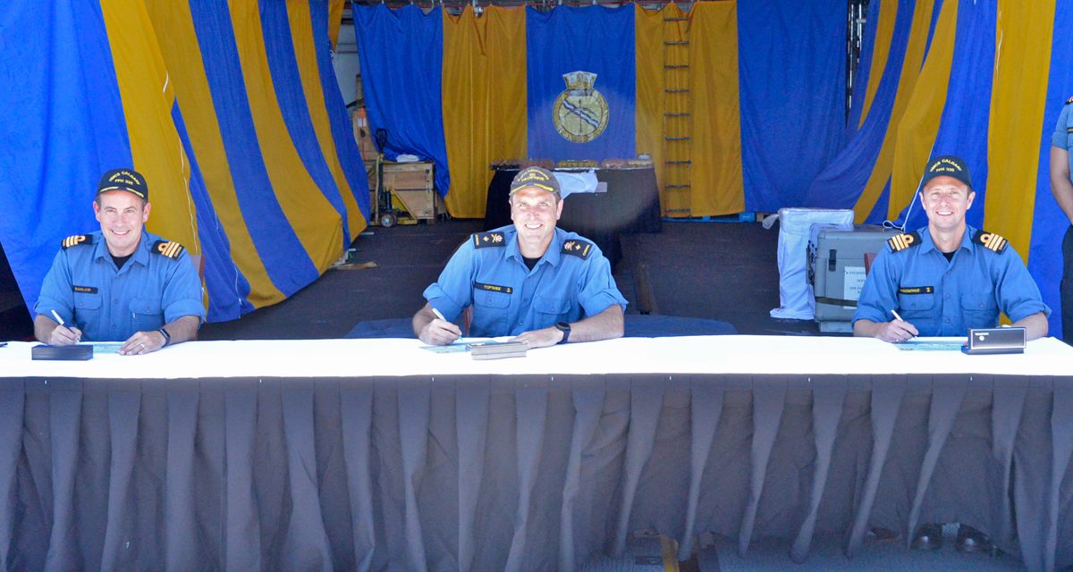 HMCS Calgary Change of Command