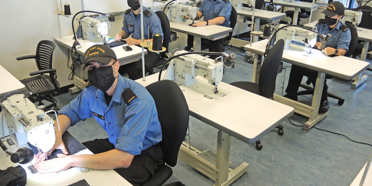 Mask making challenge sewed up