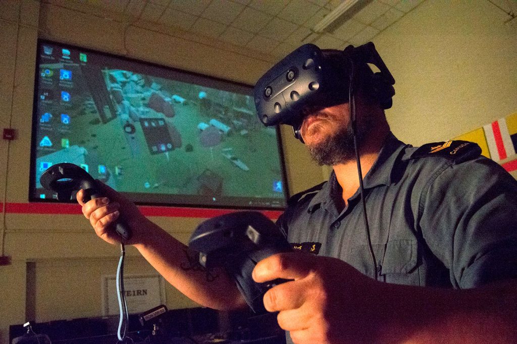 NTDC(A) has several virtual reality simulators that are valuable in delivering training.