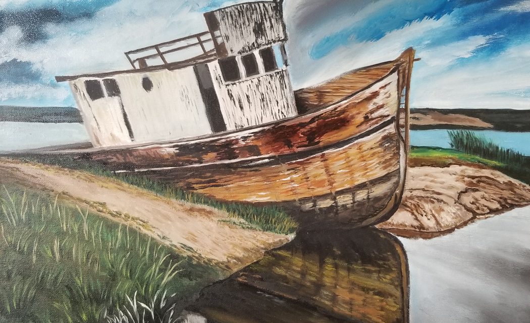 Painting – creative therapy for soldier