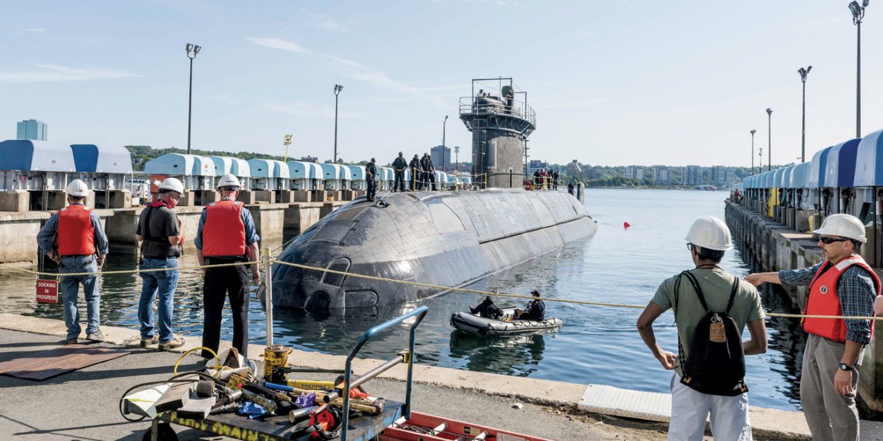 HMCS Windsor prepares for return to sea