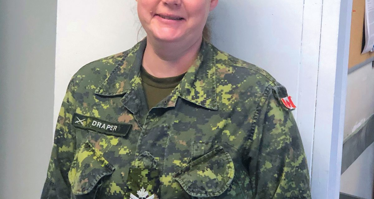 Base Administration’s MCpl Kim Draper