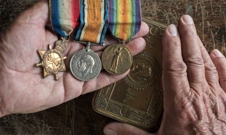 Discarded medals find a home