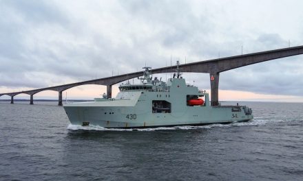 HMCS Harry DeWolf trials new capabilities at sea