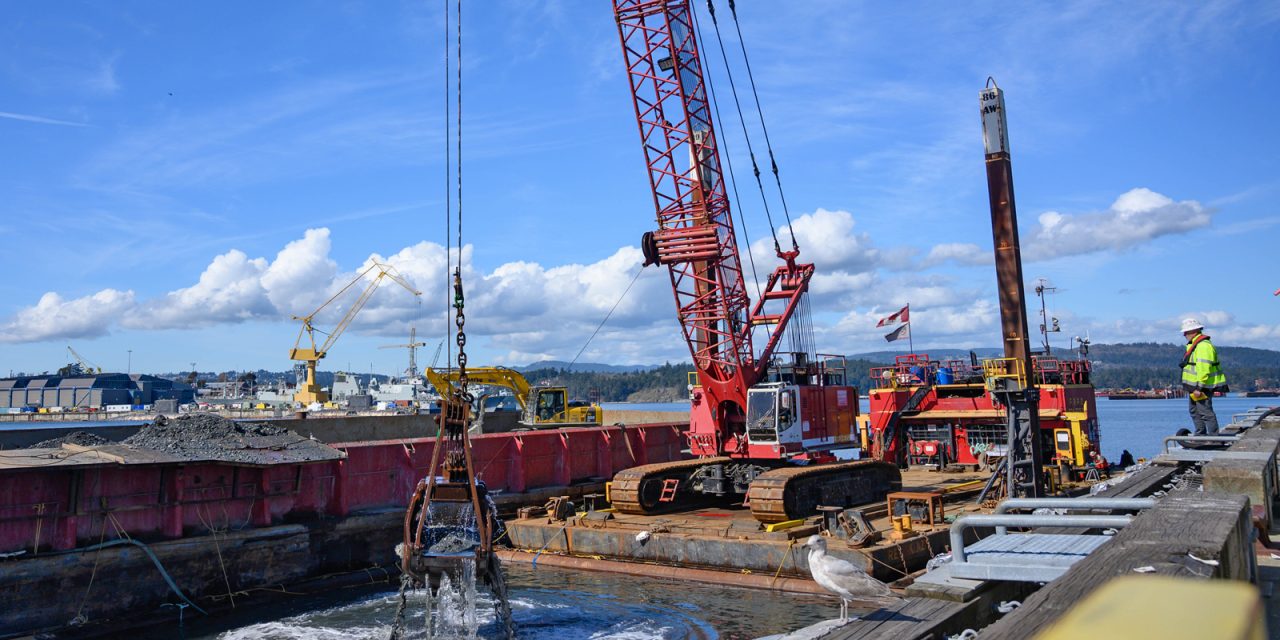Esquimalt Harbour remediation project reaches major milestone