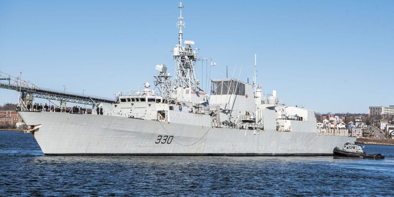 HMCS Halifax departs for six-month Operation Reassurance deployment