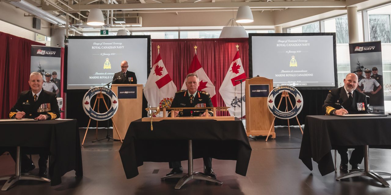 Vice-Admiral Craig Baines becomes 37th Commander of the Royal Canadian Navy
