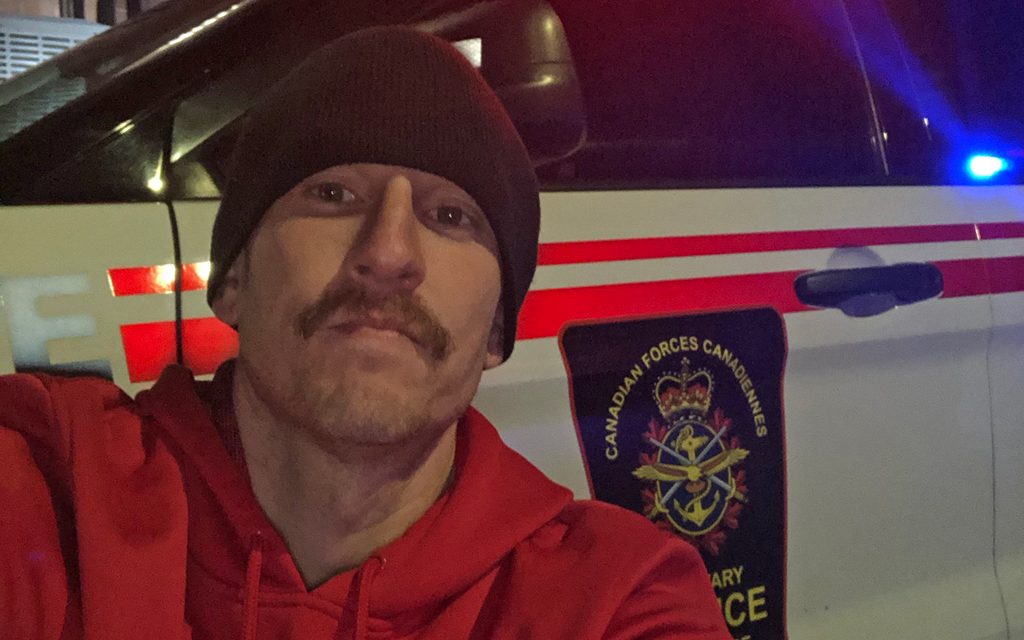 Military police member plans solo run of Island