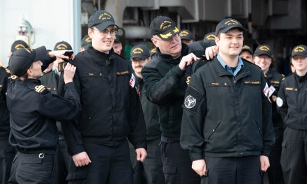 HMCS Regina stewards become “Military-issued” best friends
