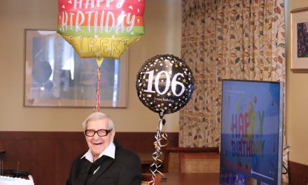 Veteran celebrates 106th birthday with a new-fashioned party