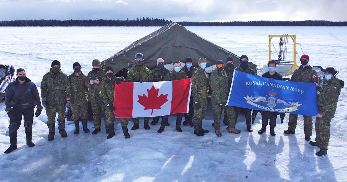 Chilly training for clearance divers during ICEDIVEX 21