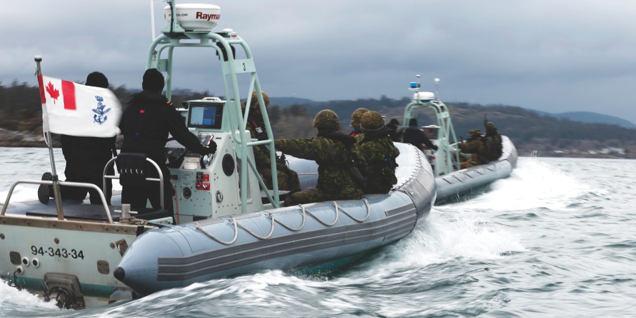 A joint effort during Exercise Scottish Cossaint