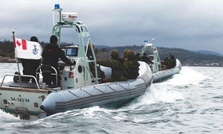 A joint effort during Exercise Scottish Cossaint