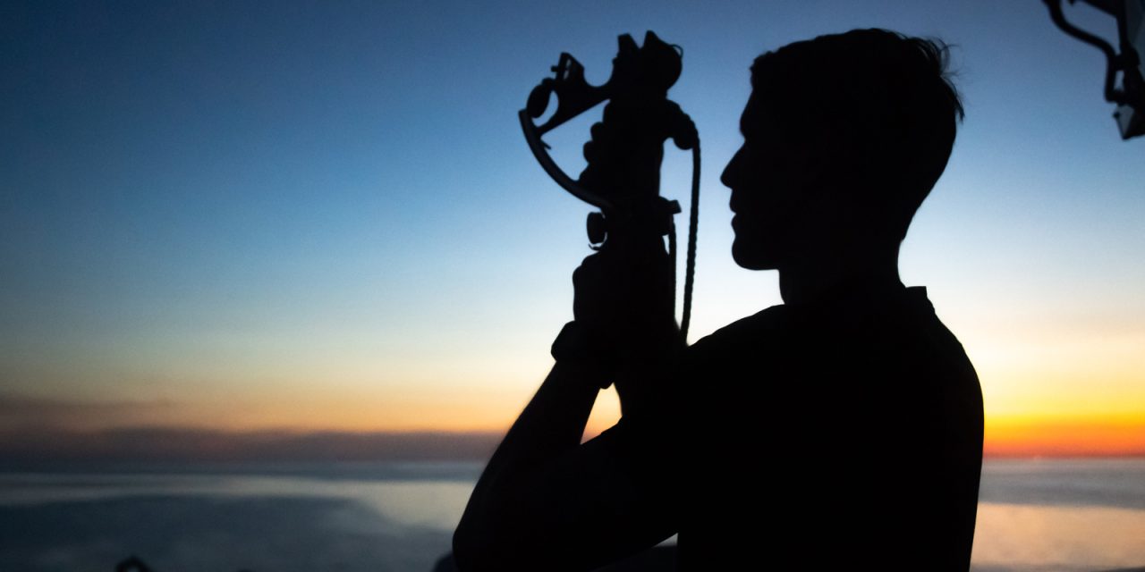 Celestial Navigation on HMCS Calgary