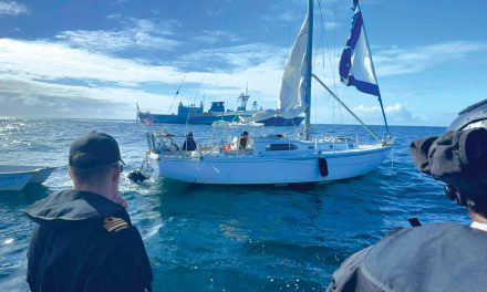 HMCS Regina rescues stranded sailor drifting at sea