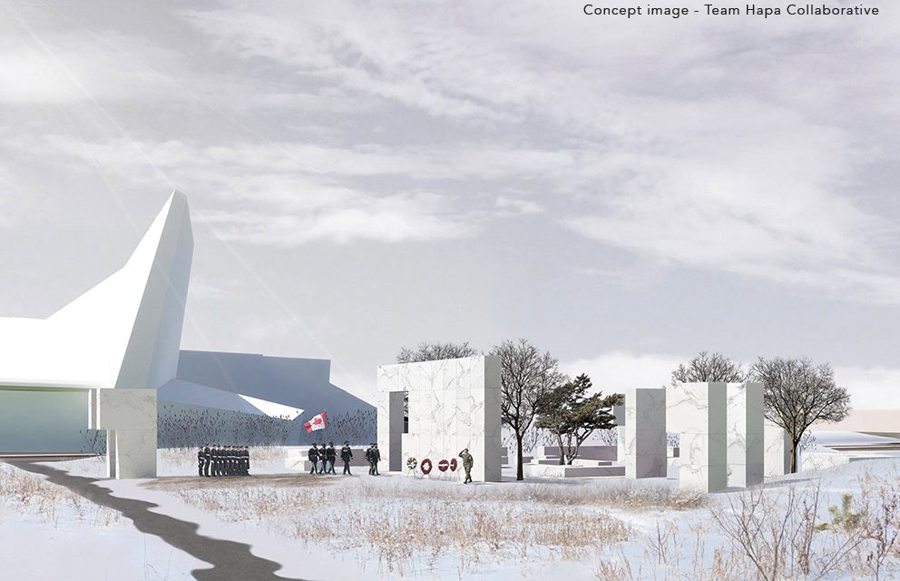 Five proposed designs for the National Monument to Canada’s Mission in Afghanistan