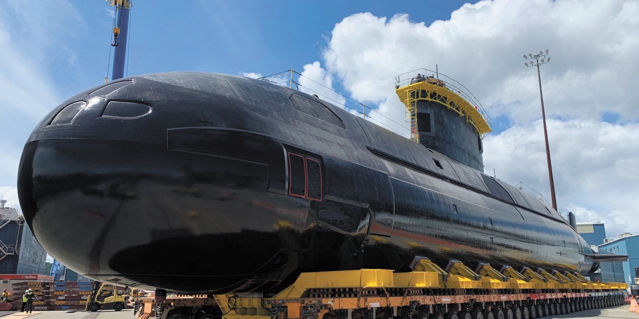 Canada’s most modern submarine returns to the water