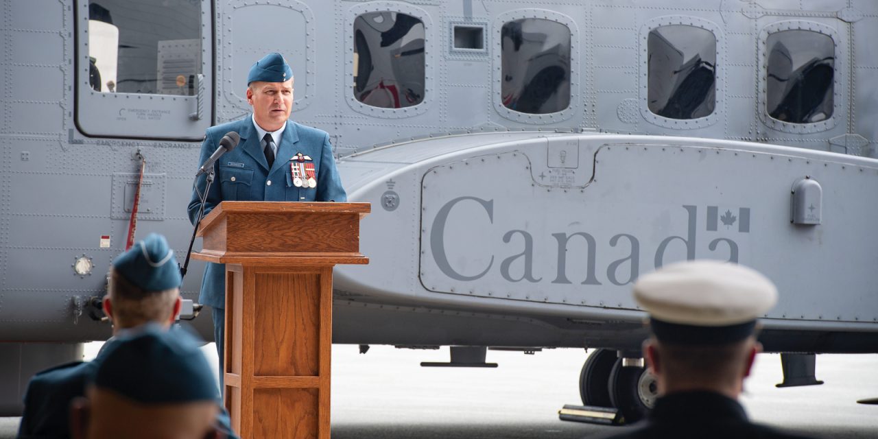 New Wing Commander takes charge at 12 Wing Shearwater