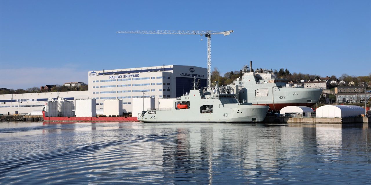 Margaret Brooke crew receive Arctic and Offshore Patrol Ship