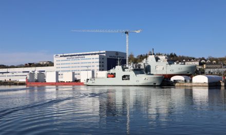 Margaret Brooke crew receive Arctic and Offshore Patrol Ship