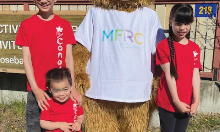 MFRC bear mascot named