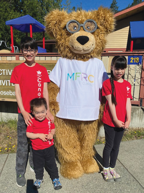 MFRC bear mascot named