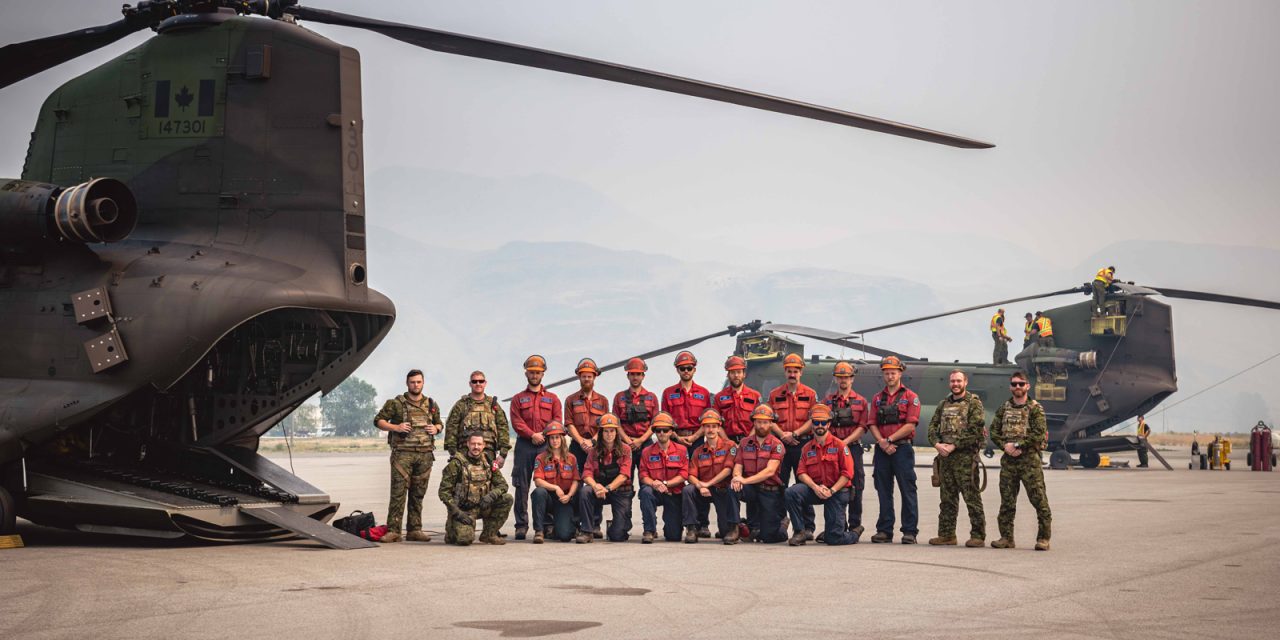Canadian Armed Forces air support to B.C. wildfire situation
