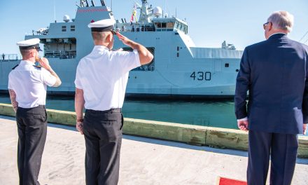 HMCS Harry DeWolf embarks on maiden operational deployment