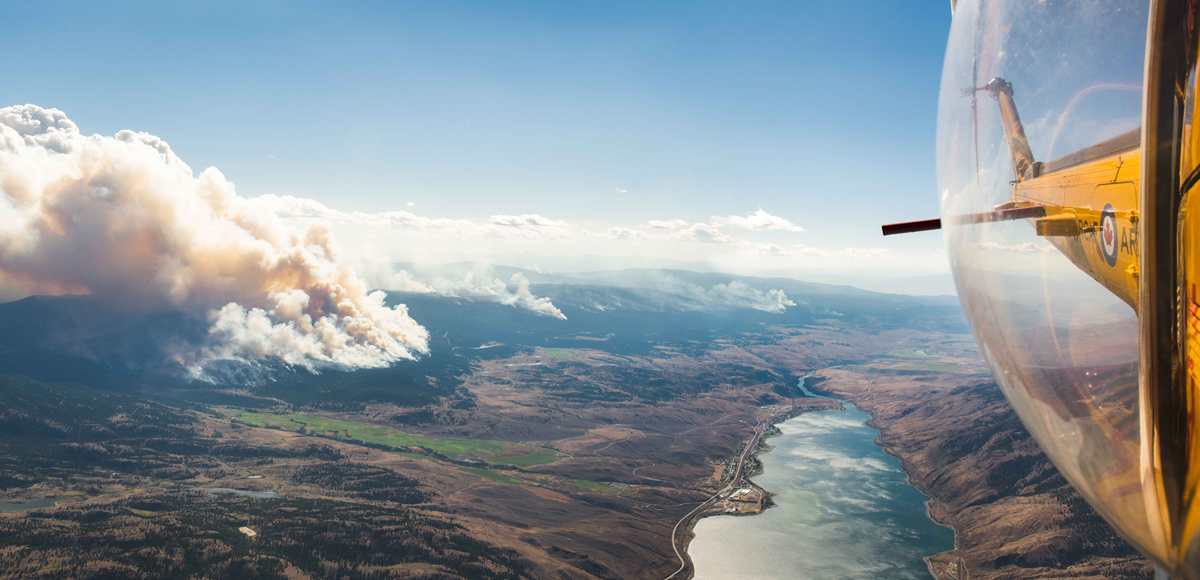 Operation LENTUS, Military on the ground, in the air, in support of wildfire firefighting