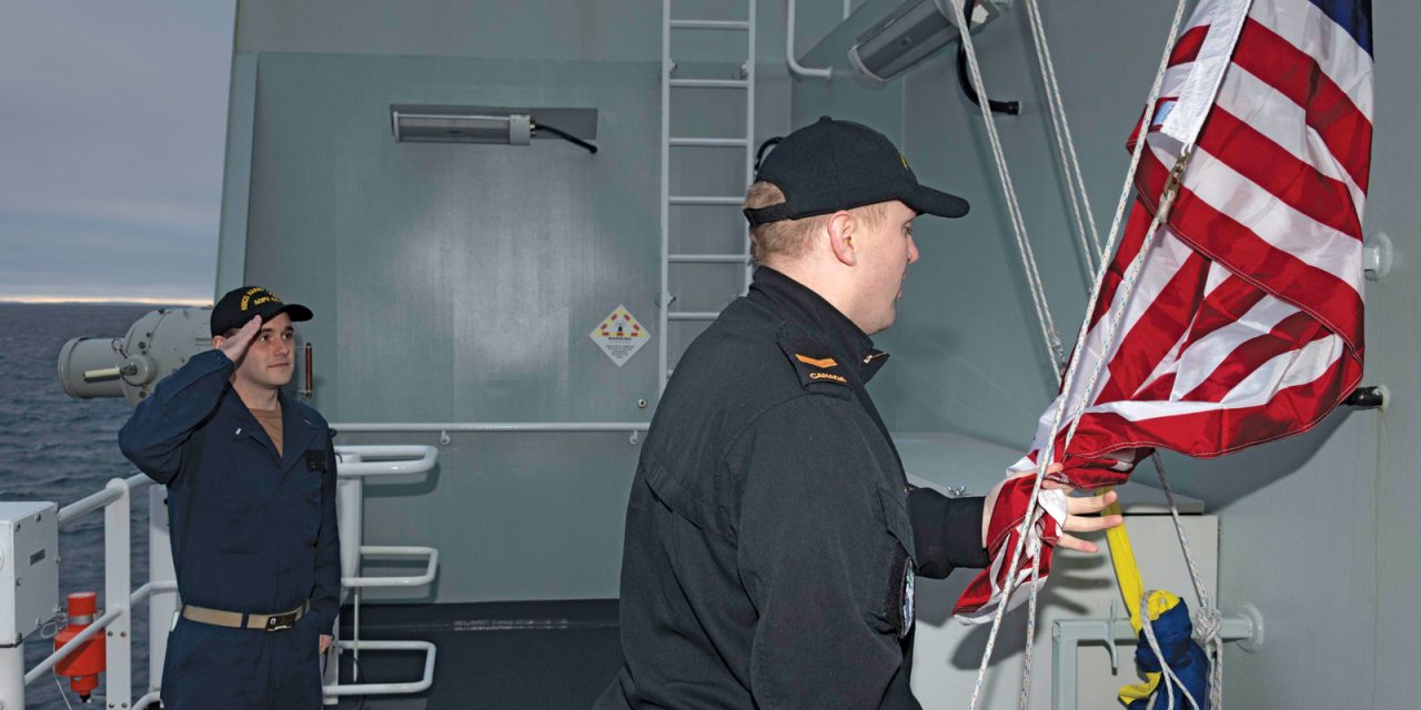 Commemorating Twentieth Anniversary of 9/11 At Sea on Operation Nanook