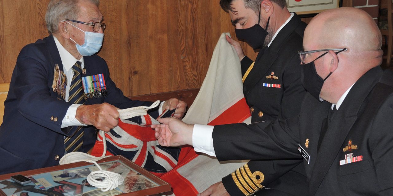 Unique ensign gifted to Navy