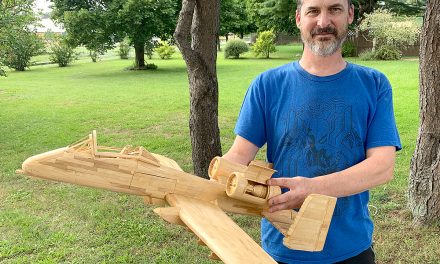 Stick by stick, pandemic project an exercise in patience, precision