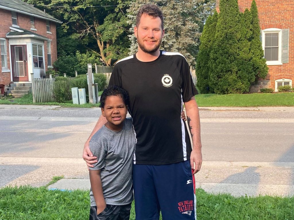 Lt Aaron Niles and his little brother Sean